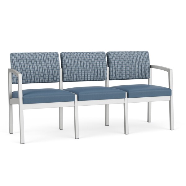 Lesro Lenox 3 Seat Tandem Seating W/ No Center Arms, 64.5 in W 24.5 in L 32 in H LS3101 - main